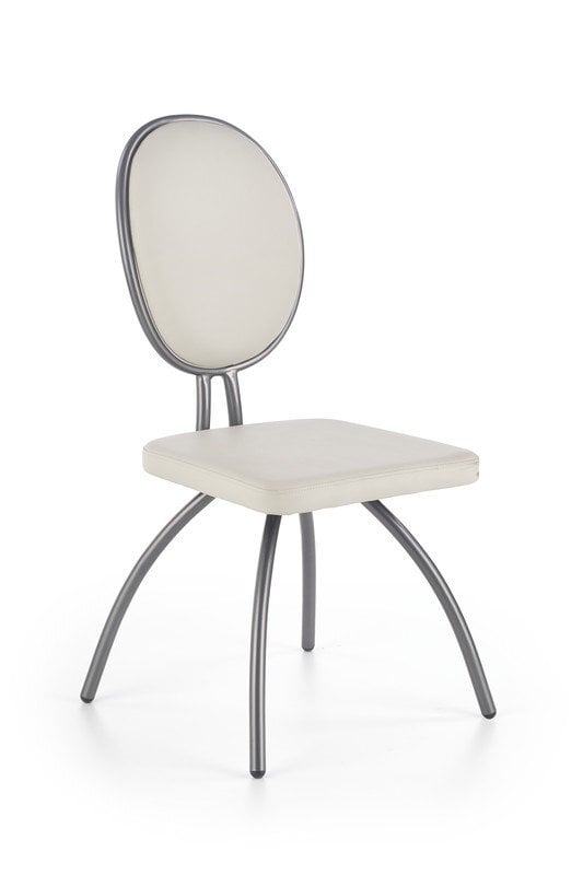 4-ių kėdžių komplektas Halmar K297, pilkas kaina ir informacija | Virtuvės ir valgomojo kėdės | pigu.lt