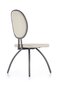 4-ių kėdžių komplektas Halmar K298, pilkas kaina ir informacija | Virtuvės ir valgomojo kėdės | pigu.lt