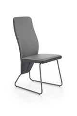 4-ių kėdžių komplektas Halmar K300, juodas/pilkas kaina ir informacija | Virtuvės ir valgomojo kėdės | pigu.lt