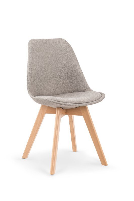 4-ių kėdžių komplektas Halmar K303, šviesiai pilkas kaina ir informacija | Virtuvės ir valgomojo kėdės | pigu.lt