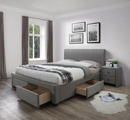 Кровать Halmar Modena 140x200 cм, серый цена и информация | Кровати | pigu.lt