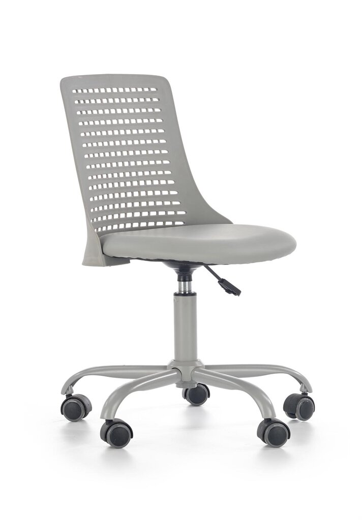 Vaikiška kėdė Halmar Pure, pilka цена и информация | Biuro kėdės | pigu.lt