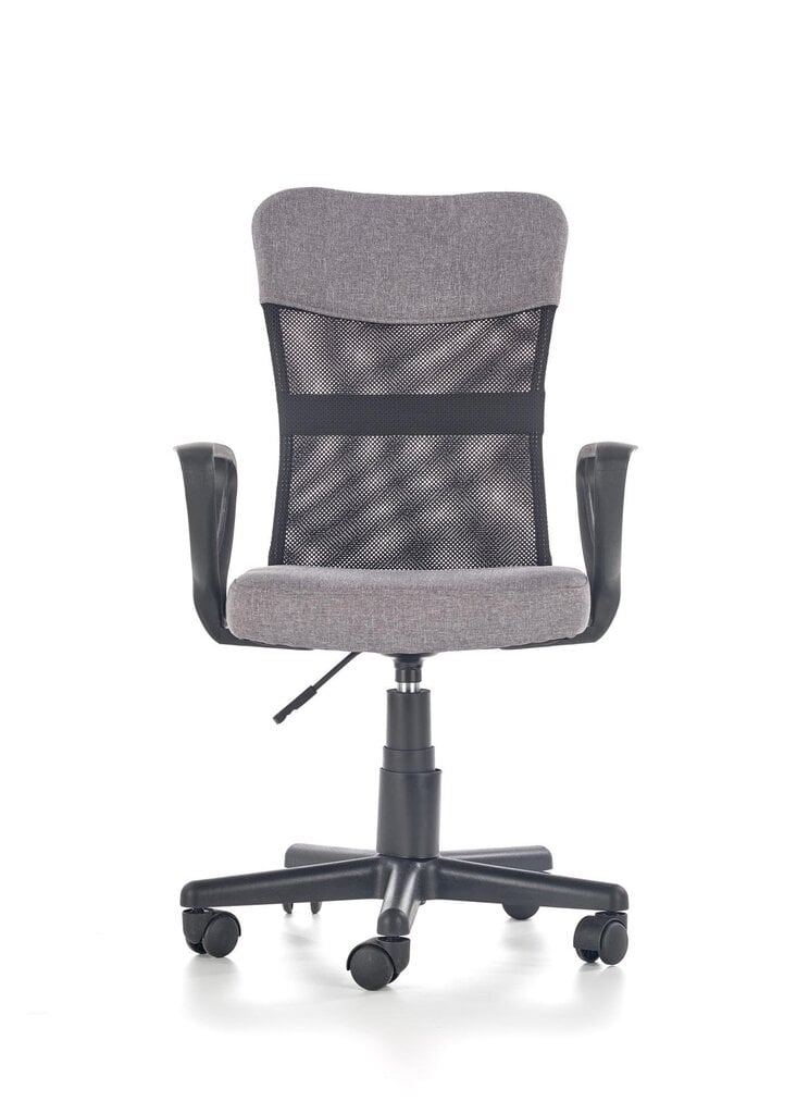 Vaikiška kėdė Halmar Timmy, pilka/juoda цена и информация | Biuro kėdės | pigu.lt