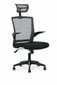 Biuro kėdė Halmar Valor, juoda/pilka kaina ir informacija | Biuro kėdės | pigu.lt