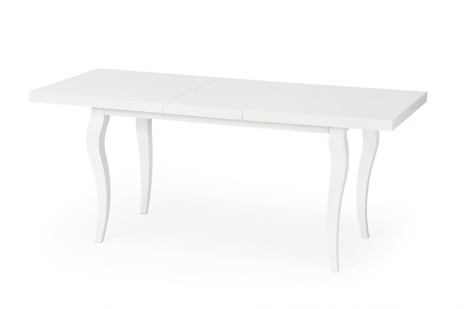 Išskleidžiamas valgomojo stalas Halmar Mozart 160/240, baltas kaina ir informacija | Virtuvės ir valgomojo stalai, staliukai | pigu.lt