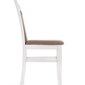 2-jų kėdžių komplektas Halmar Citrone, baltas/rudas цена и информация | Virtuvės ir valgomojo kėdės | pigu.lt