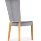 2-jų kėdžių komplektas Halmar Rois, rudas/pilkas цена и информация | Virtuvės ir valgomojo kėdės | pigu.lt