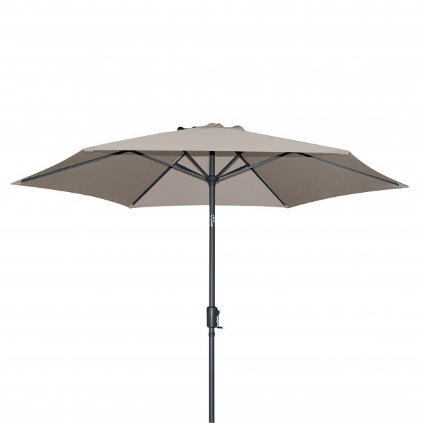 Lauko skėtis 270 cm, smėlio spalvos kaina ir informacija | Skėčiai, markizės, stovai | pigu.lt