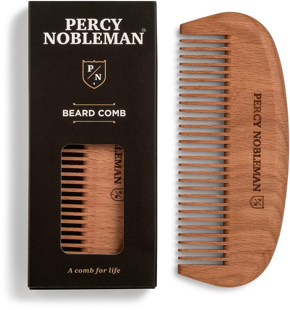 Barzdos šukos Percy Nobleman Beard Comb kaina ir informacija | Skutimosi priemonės ir kosmetika | pigu.lt