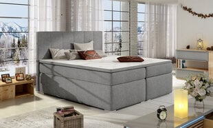 Кровать Bolero 160x200 см, светло-серая цена и информация | Кровати | pigu.lt