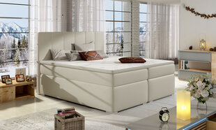 Кровать Bolero 160x200 см, кремового цвета цена и информация | Кровати | pigu.lt