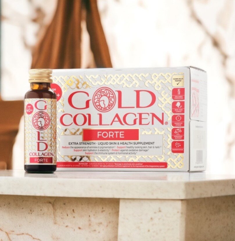 Geriamas kolagenas Gold Collagen Forte, 10x50 ml kaina ir informacija | Vitaminai, maisto papildai, preparatai grožiui | pigu.lt