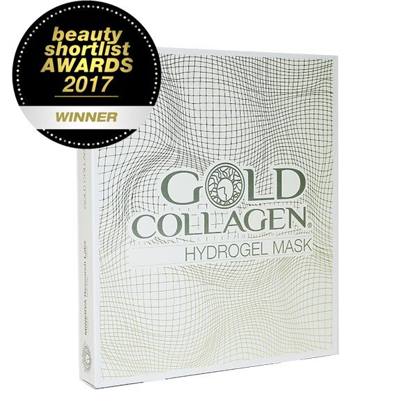 Hidrogelio veido kaukė Gold Collagen (4 vnt) kaina ir informacija | Veido kaukės, paakių kaukės | pigu.lt