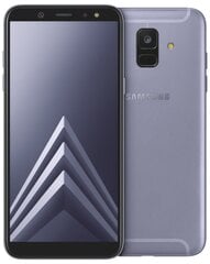 Samsung Galaxy A6 (2018), Dual SIM, Серый (Levander) цена и информация | Мобильные телефоны | pigu.lt
