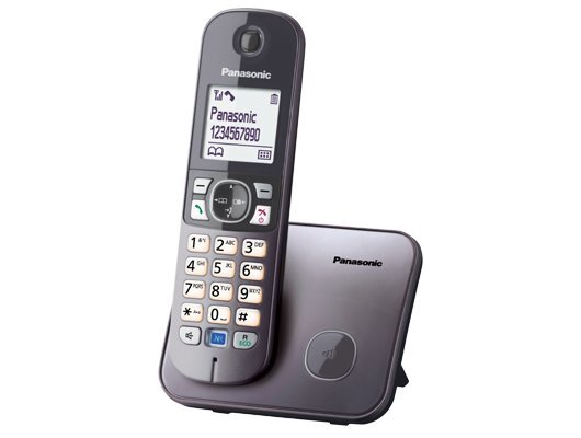 Panasonic KX-TG6811FXM, pilkas kaina ir informacija | Stacionarūs telefonai | pigu.lt