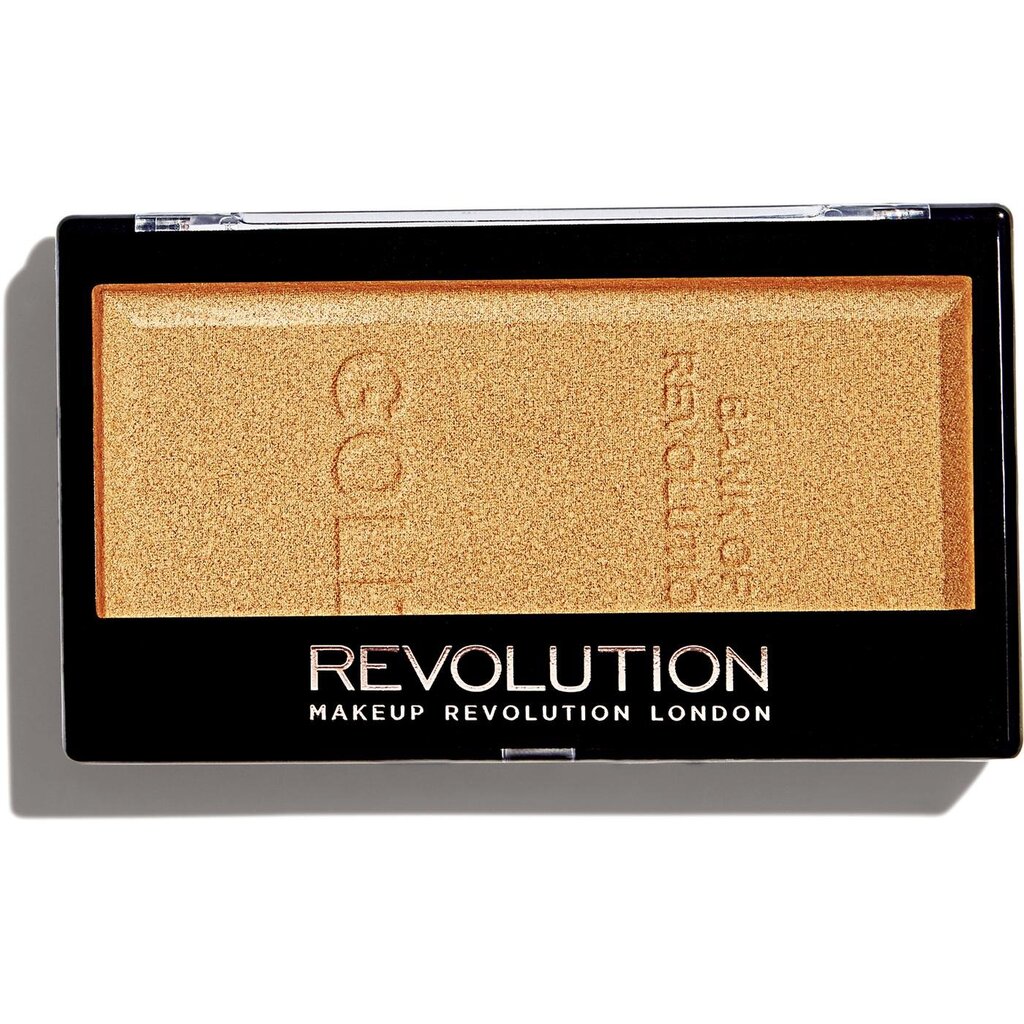 Spindesio suteikianti priemonė Makeup Revolution Ingot Gold 12 g kaina ir informacija | Bronzantai, skaistalai | pigu.lt