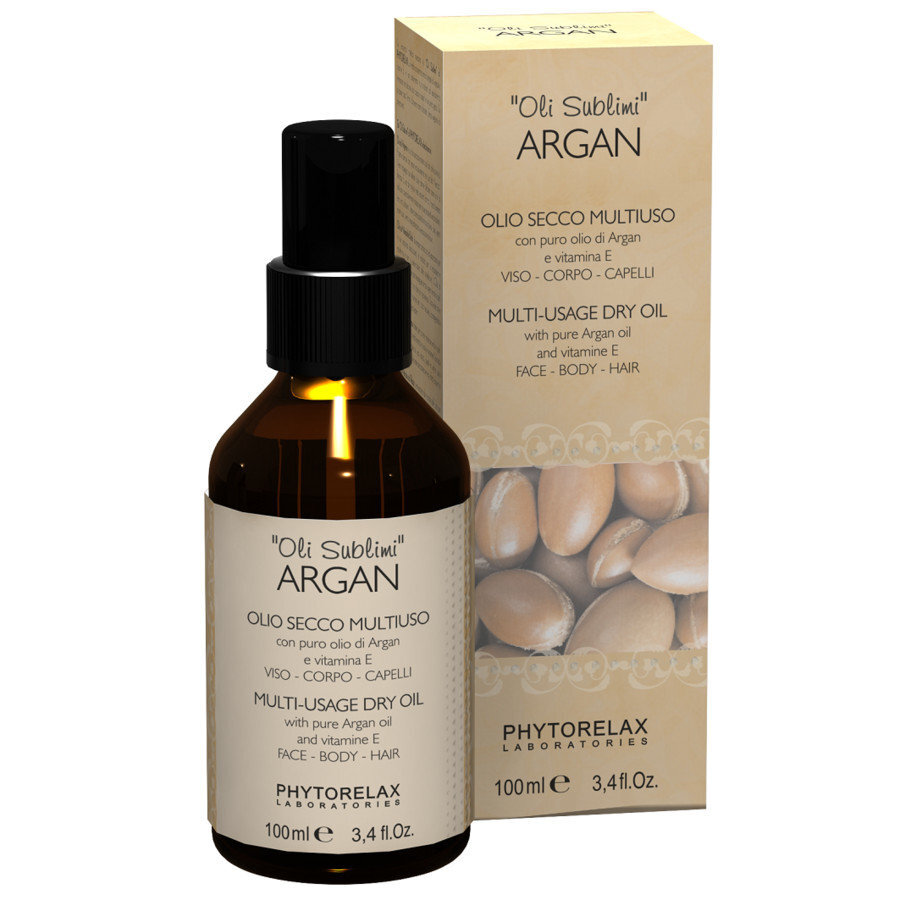 Vitaminu E praturtintas aliejus Phytorelax Oli Sublimi Argan 100 ml kaina ir informacija | Kūno kremai, losjonai | pigu.lt