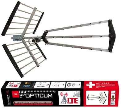 OPTICUM AX 1000+LTE filt DVB-T antena 18 dB цена и информация | ТВ-антенны и аксессуары к ним | pigu.lt