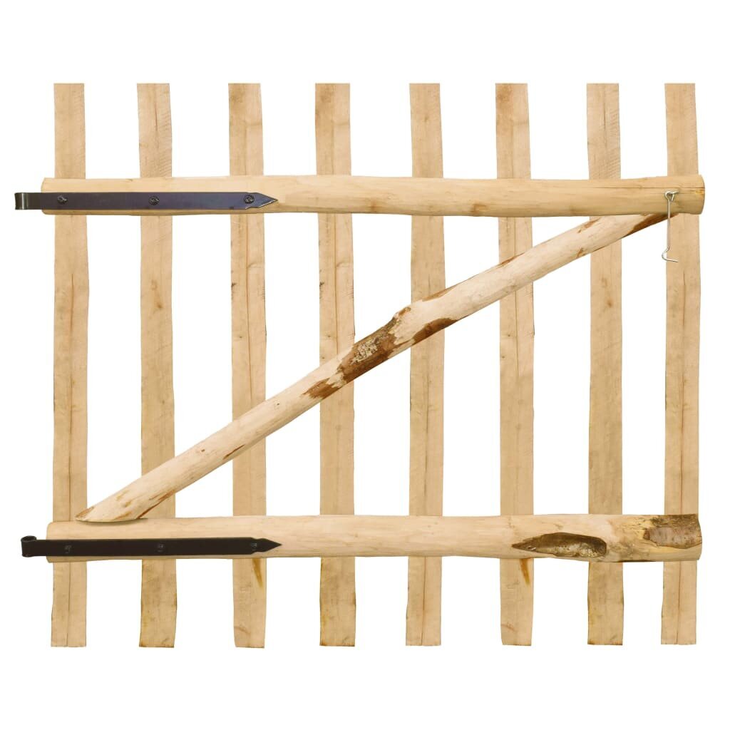 Tvoros vartai, lazdyno mediena, 100x90cm kaina ir informacija | Tvoros ir jų priedai | pigu.lt