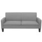 Dvivietė sofa, 180x65x76, šviesiai pilka kaina ir informacija | Sofos | pigu.lt