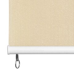 Наружная рулонная штора, 160x230см, кремового цвета цена и информация | Рулонные шторы | pigu.lt