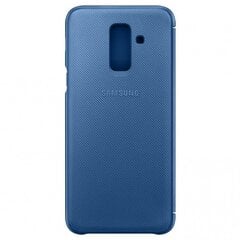 Чехол-кошелек для Samsung A6+ EF-WA605CL синий цена и информация | Чехлы для телефонов | pigu.lt