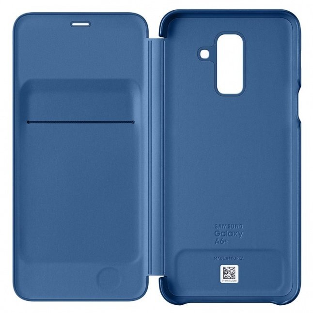 "Samsung A6+" piniginės dangtelis EF-WA605CL mėlynas kaina ir informacija | Telefono dėklai | pigu.lt