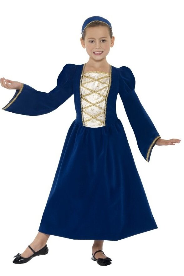 Viduramžių princesės suknelė, mėlyna kaina | pigu.lt