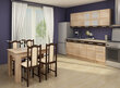 Virtuvinė spintelė Polo W80, ąžuolo/rudos spalvos kaina ir informacija | Virtuvinės spintelės | pigu.lt