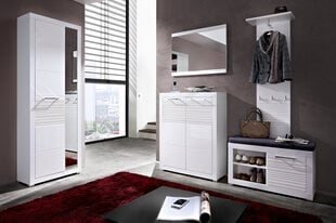 Шкафчик Flames 1D,  белый цена и информация | Black Red White Мебель для прихожей | pigu.lt