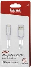 USB-кабель Lightning Hama (1 м), 00173863 цена и информация | Кабели для телефонов | pigu.lt