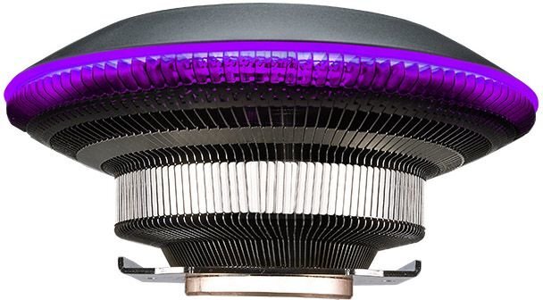 Cooler Master MasterAir G100M RGB kaina ir informacija | Procesorių aušintuvai | pigu.lt