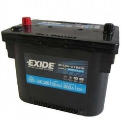 Аккумулятор AGM Exide Micro-Hybrid AGM EK508 50Ач 800А (+ левый) цена и информация | Akumuliatoriai | pigu.lt