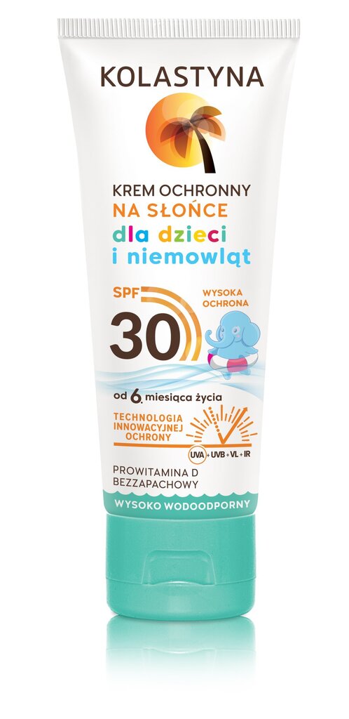 Apsauginis kremas nuo saulės vaikams Kolastyna SPF30 75 ml цена и информация | Kosmetika vaikams ir mamoms | pigu.lt