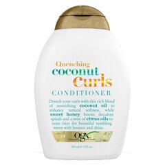 Kondicionierius garbanotiems plaukams Organix Quenching Coconut Curls 385 ml цена и информация | Бальзамы, кондиционеры | pigu.lt