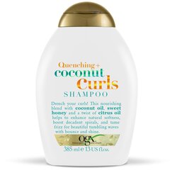 Шампунь для вьющихся волос Organix Shampoo Quenching + Coconut Curls 385 мл цена и информация | Organix Духи, косметика | pigu.lt