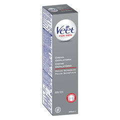 Plaukų šalinimo kremas Veet Sensitive vyrams, 200ml kaina ir informacija | Veet Kvepalai, kosmetika | pigu.lt