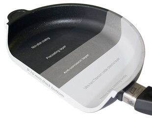 AMT Gastroguss индукционная сковорода, 26 см цена и информация | Cковородки | pigu.lt