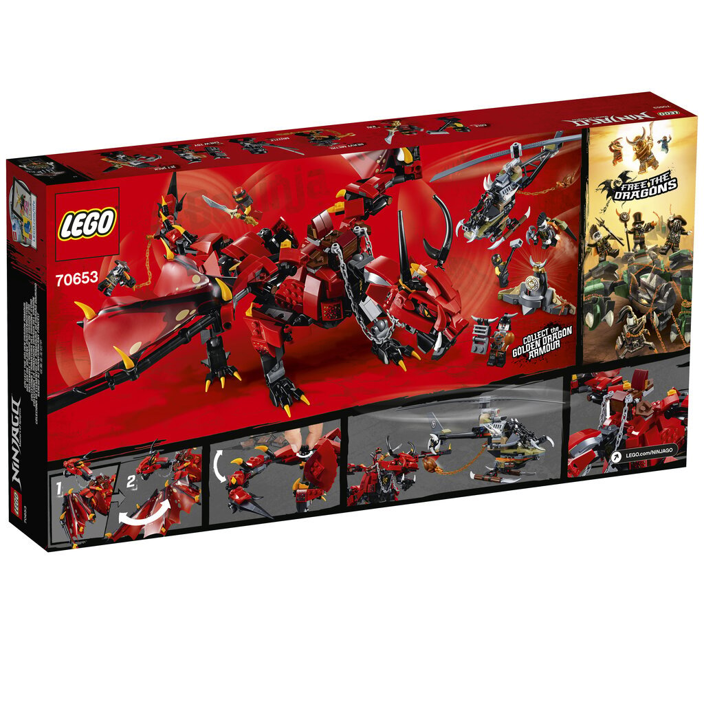 70653 LEGO® NINJAGO Firstbourne kaina ir informacija | Konstruktoriai ir kaladėlės | pigu.lt