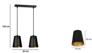 Emibig светильник Milagro 2 цена и информация | Люстры | pigu.lt