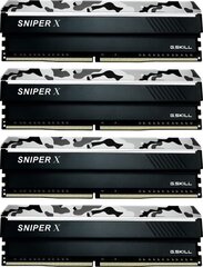 G.Skill Sniper X DDR4, 4x8GB, 3200MHz, CL16 (F4-3200C16Q-32GSXWB) kaina ir informacija | Operatyvioji atmintis (RAM) | pigu.lt