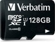 Verbatim (44085), 128GB, Micro SD kaina ir informacija | Atminties kortelės telefonams | pigu.lt