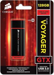 Corsair Flash Voyager GTX 128GB USB 3.1 430/390 MB/s цена и информация | USB адаптеры для штатных магнитол | pigu.lt