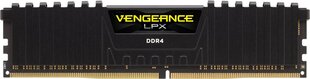 Corsair Vengeance LPX DDR4, 8GB, 3000MHz, CL16 (CMK8GX4M1D3000C16) kaina ir informacija | Operatyvioji atmintis (RAM) | pigu.lt