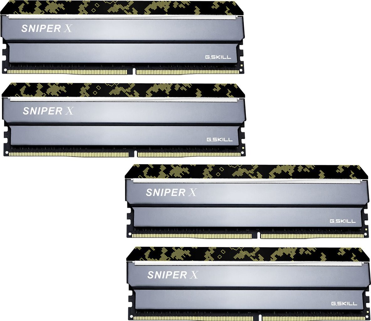 G.Skill Sniper X DDR4, 4x8GB, 2400MHz, CL (F4-2400C17Q-32GSXK0 kaina ir informacija | Operatyvioji atmintis (RAM) | pigu.lt