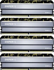 G.Skill Sniper X DDR4, 4x8GB, 2400MHz, CL (F4-2400C17Q-32GSXK0 kaina ir informacija | Operatyvioji atmintis (RAM) | pigu.lt