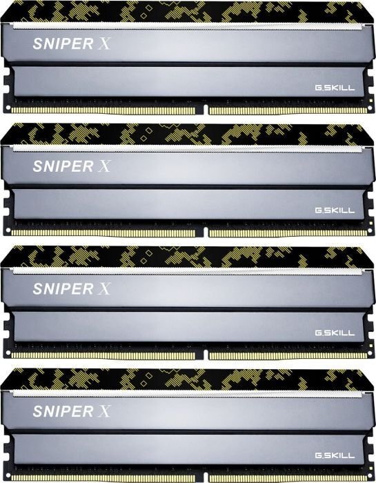 G.Skill Sniper X DDR4, 4x8GB, 2400MHz, CL (F4-2400C17Q-32GSXK0 kaina ir informacija | Operatyvioji atmintis (RAM) | pigu.lt