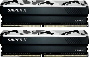 G.Skill Sniper X DDR4, 2x8GB, 3200MHz, CL16 (F4-3200C16D-16GSXWB) kaina ir informacija | Operatyvioji atmintis (RAM) | pigu.lt