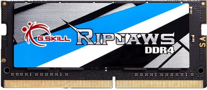 G.Skill SODIMM DDR4 Ripjaws, 2x16GB, 3200MHz, CL18 (F4-3200C18D-32GRS) kaina ir informacija | Operatyvioji atmintis (RAM) | pigu.lt