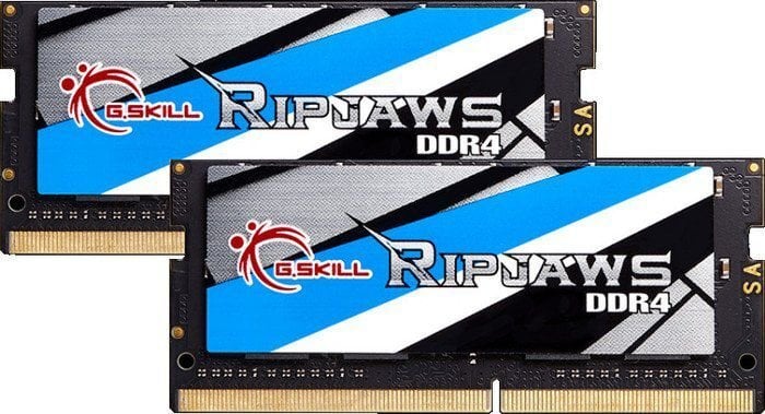 G.Skill SODIMM DDR4 Ripjaws, 2x16GB, 3200MHz, CL18 (F4-3200C18D-32GRS) kaina ir informacija | Operatyvioji atmintis (RAM) | pigu.lt